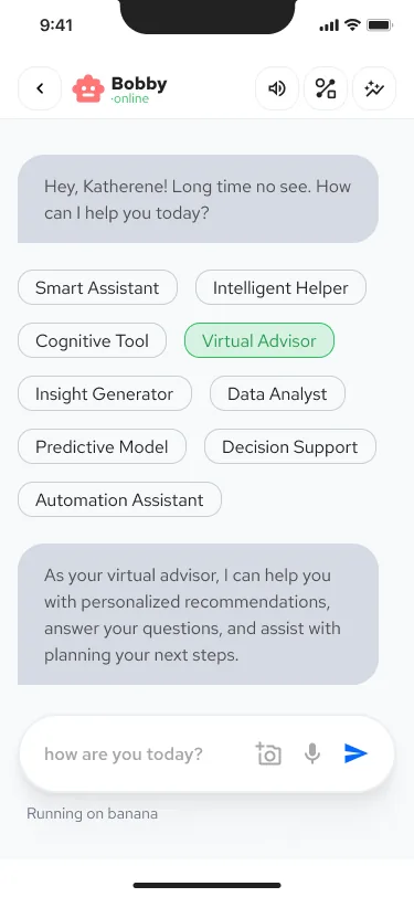 AI chat open